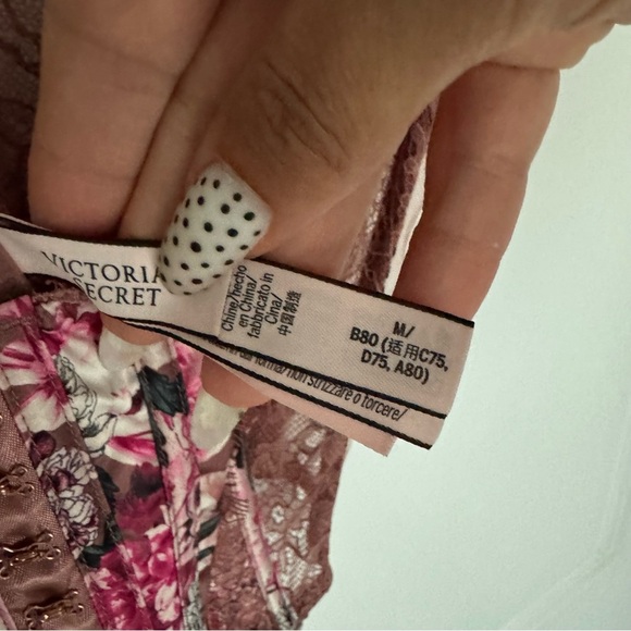 VICTORIAS SECRET DREAM ANGELS UNLINED CORSET BUSTIER BRA TOP size M - Picture 9 of 10